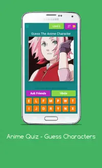 Anime Quiz - Guess Characters Screen Shot 3