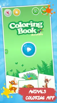 Coloriage Enfants: Animaux Screen Shot 3