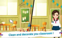 High School Classroom My Teacher: Games For Kids Screen Shot 1