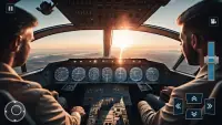 飛行機のフライトシミュレーターゲーム Screen Shot 1