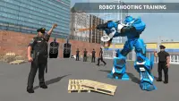 Pengangkut Robot Mobil Polisi Screen Shot 4