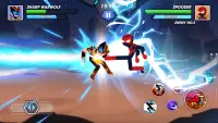 Stickman Fighter Infinity - Super Action Heroes Screen Shot 2