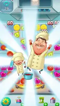 Lebensmittel - gratis Match-3-Puzzle-Spiele Screen Shot 2