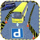 Coach Bus Simulator 3D Street Parking