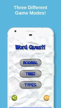 WordQuest - A new way to play crossword puzzle Screen Shot 1