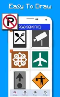 Road Signs Color By Number - Pixel Art Screen Shot 5
