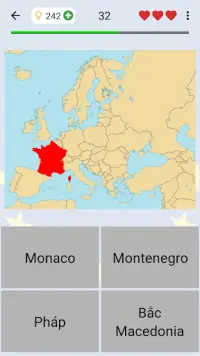 Quốc gia châu Âu - Bản đồ, quốc kỳ và thủ đô Screen Shot 0