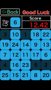 123 Numbers Tap Fast Game - How Old is Your Brain? Screen Shot 0