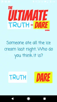 The Ultimate Truth or Dare Game Screen Shot 2