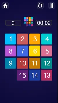 Sliding Puzzle Merge Numbers Screen Shot 5