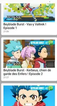 Beyblade Burst App Videos Screen Shot 0