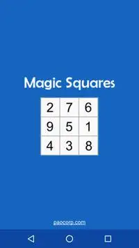 Magic Squares Screen Shot 0