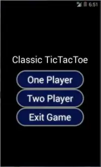 Classic TicTacToe Screen Shot 0