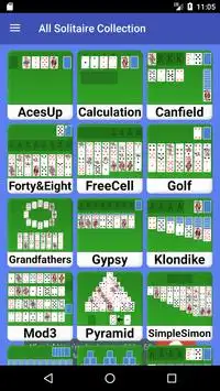 All Solitaire Game in one App Screen Shot 2