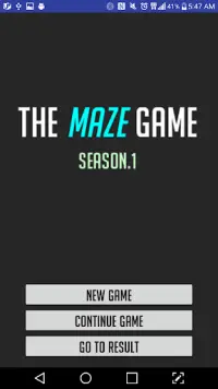 The MAZE Game Screen Shot 0