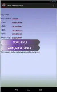 Test Hazırla Screen Shot 13