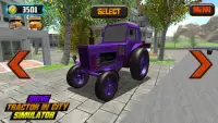 Drive Tractor in City Simulator Screen Shot 4