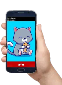 Fake Call Cat Game - Prank Call Screen Shot 2