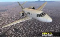 مدرسة الطيران الطيران محاكي 3D: تعلم الطيران Screen Shot 3