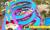 zwariowany pływanie basen wodny park 3D Screen Shot 3