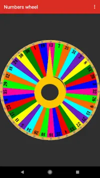 Numbers Wheel- Spin the Wheel Screen Shot 0