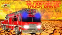 3D Firefighter Truck Driving Screen Shot 0