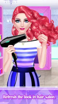 Hair Nail Salon Fashion Games Screen Shot 0