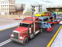 Car Transporter Flying Game 3D Screen Shot 6