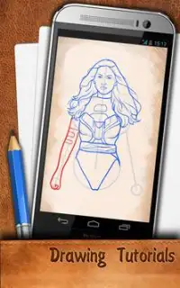 Drawing for X-Men Screen Shot 1