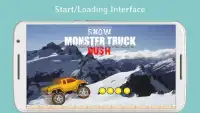 Snow Monster Truck Rush Screen Shot 0