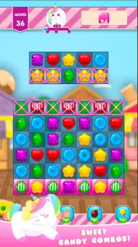 Candy Unicorn Smash Puzzle 2020 Screen Shot 3