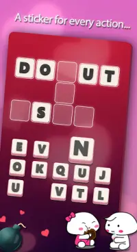 Word Toon Ride : Free to play offline puzzle Game Screen Shot 0