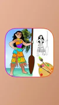 How To Draw Moana characters Screen Shot 0