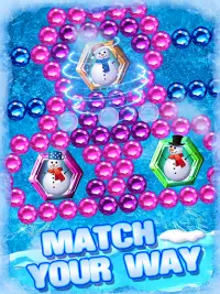 Ice queen game bubble shooter Screen Shot 3