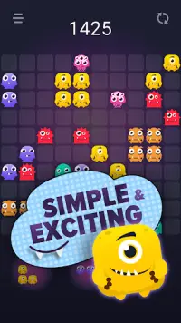 Monster Busters Match 3 Block Puzzle Screen Shot 0