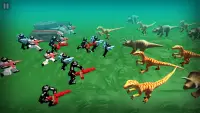 Battle Simulator: Stickman v.s. Dinosaur Screen Shot 0
