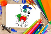 Coloring game to draw paw Screen Shot 3