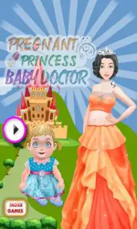 Dziecko gry lekarz księżniczka Screen Shot 0