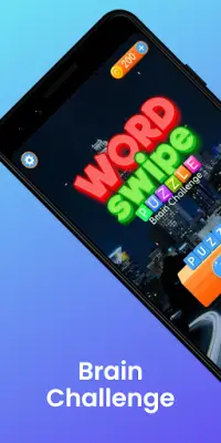 Word Swipe | Brain Puzzle Challenge Game Screen Shot 0