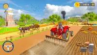 Real Farm Tractor Trailer Game Screen Shot 0