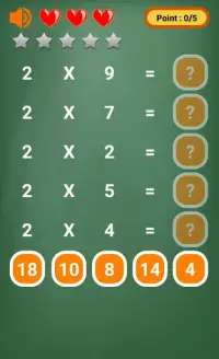 Table de Multiplication Screen Shot 2