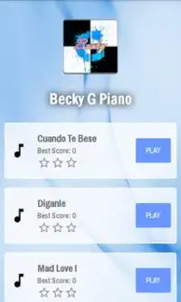 Becky G Piano Screen Shot 3