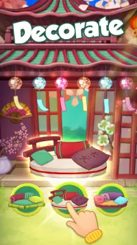 Bloomberry match-3 story. Merge fruits & decorate! Screen Shot 2
