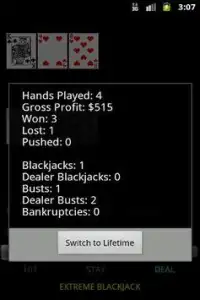 Extreme Blackjack Free Screen Shot 5
