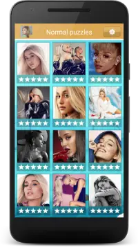 Ariana Grande Slide Puzzle Game Screen Shot 0
