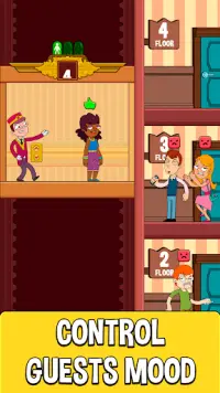 Hotel Elevator: Ascensor juego Screen Shot 1