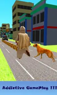Angry Jalal Running Prank Game 3D Screen Shot 1