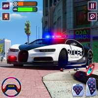 Politie auto parkeren spel 3d