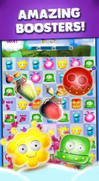 Candy Monsters - Pop The Fruit Candy Juice Crush Screen Shot 4