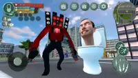 Toilet Monster City Games Screen Shot 4